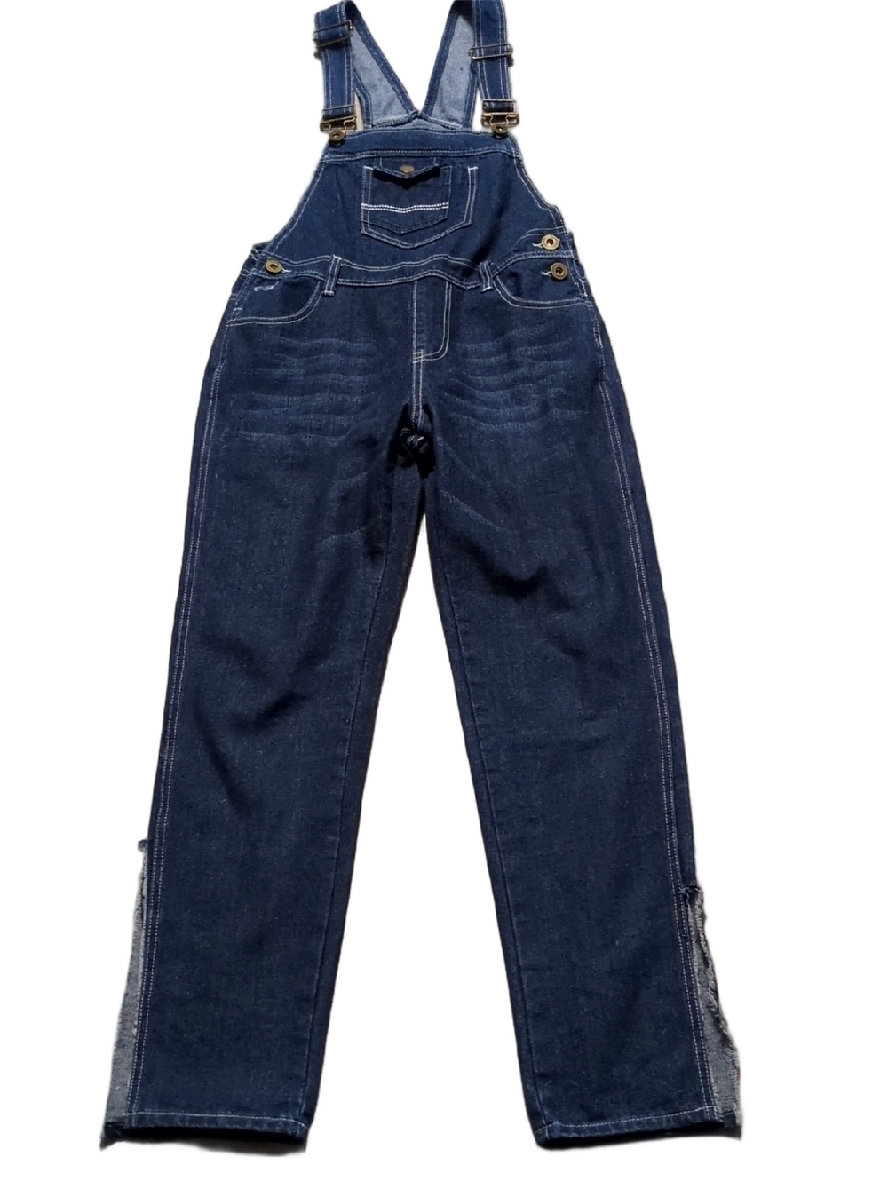 Anna-Kaci Denim Overalls With Slits Size S/M